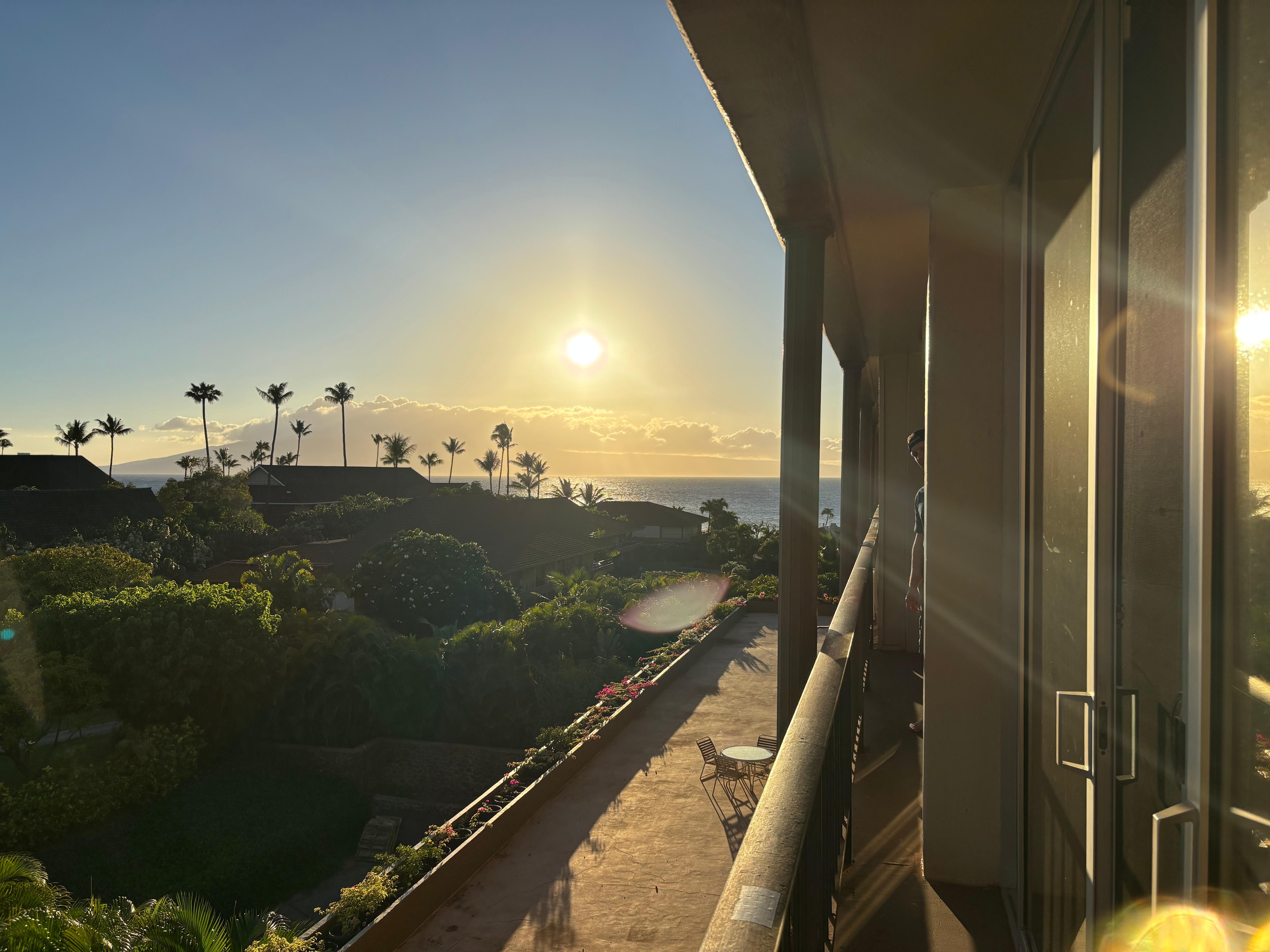 Our tiny ocean view!