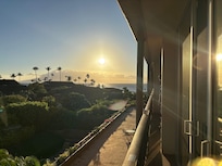 Our tiny ocean view!