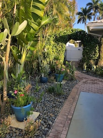 Quiet alcove perfect for a morning coffee