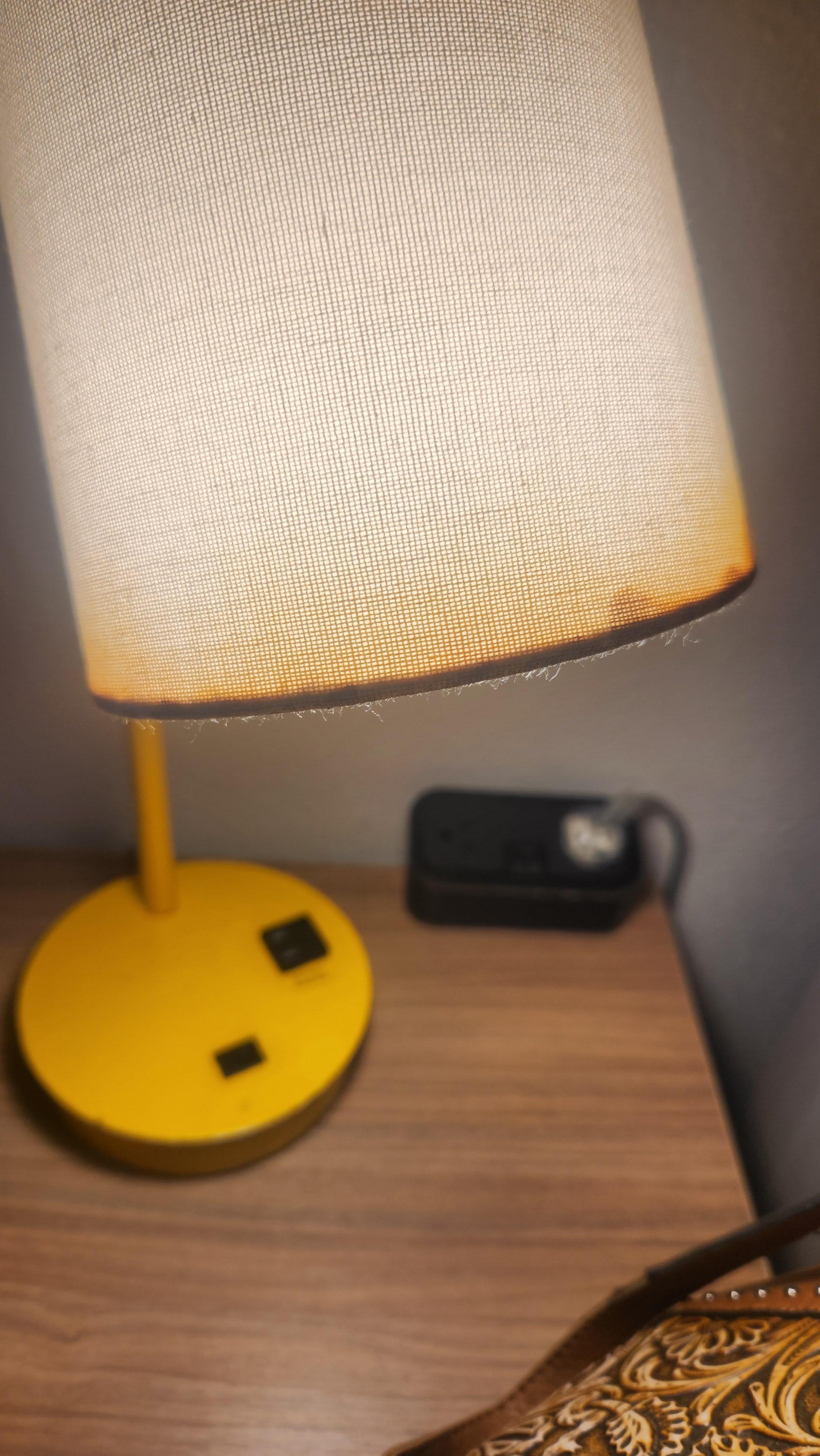 lamp shade/they replaced it 