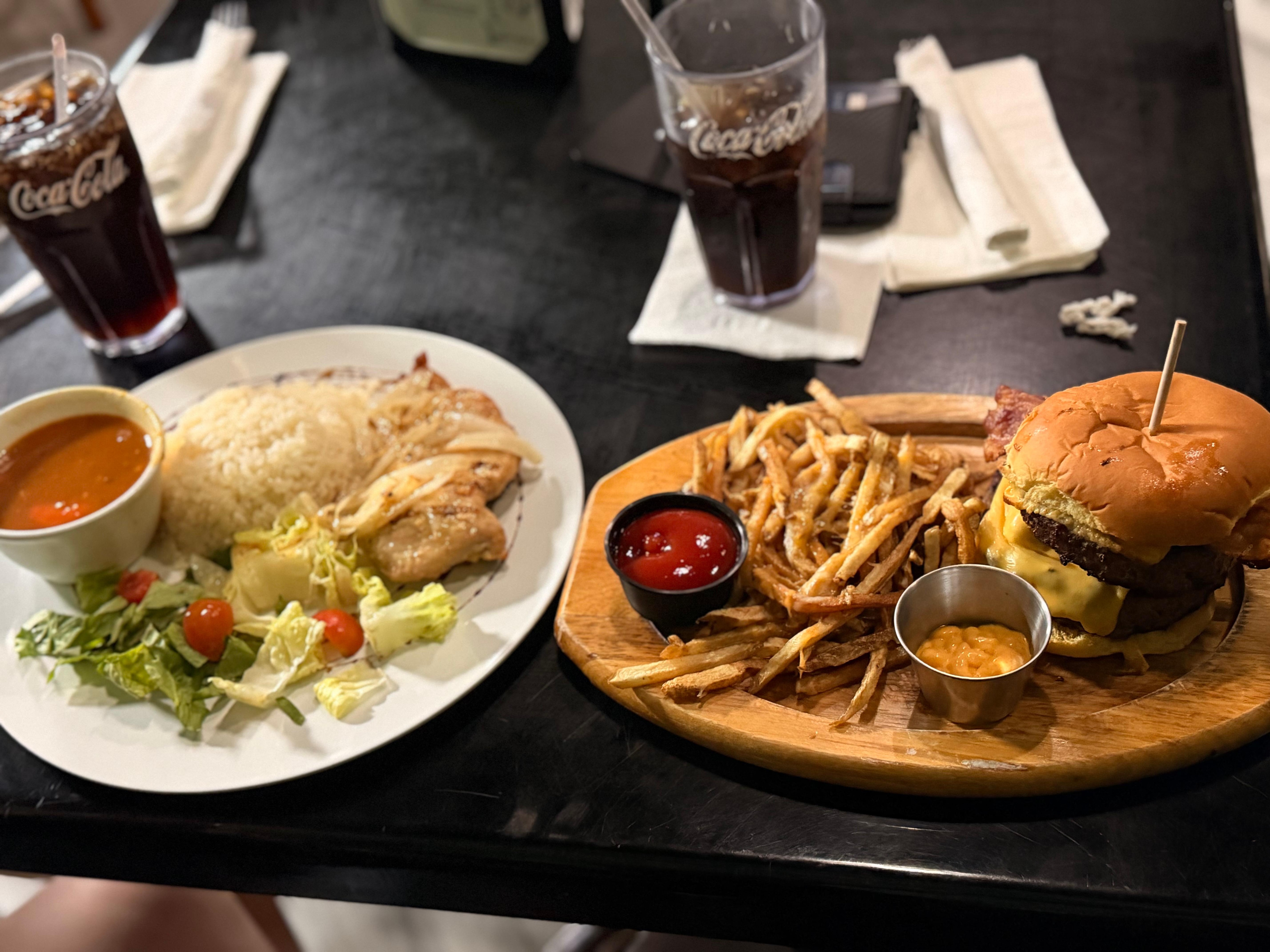 Dinner in hotel restaurant 