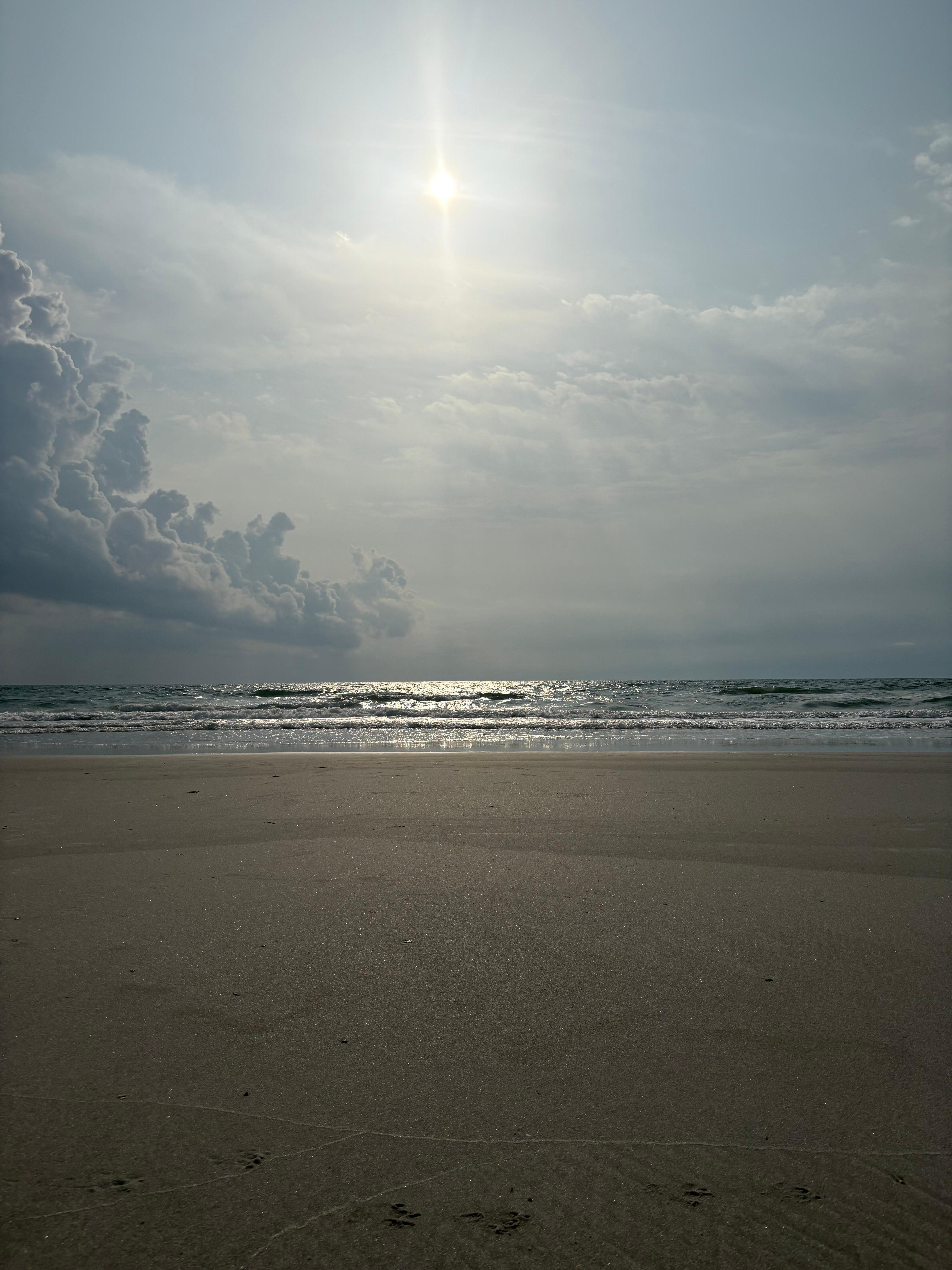 Early morning on the beach, only a few steps away!