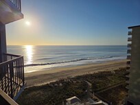View of the ocean in the morning