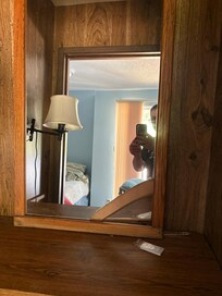 Broken mirror in the kids room