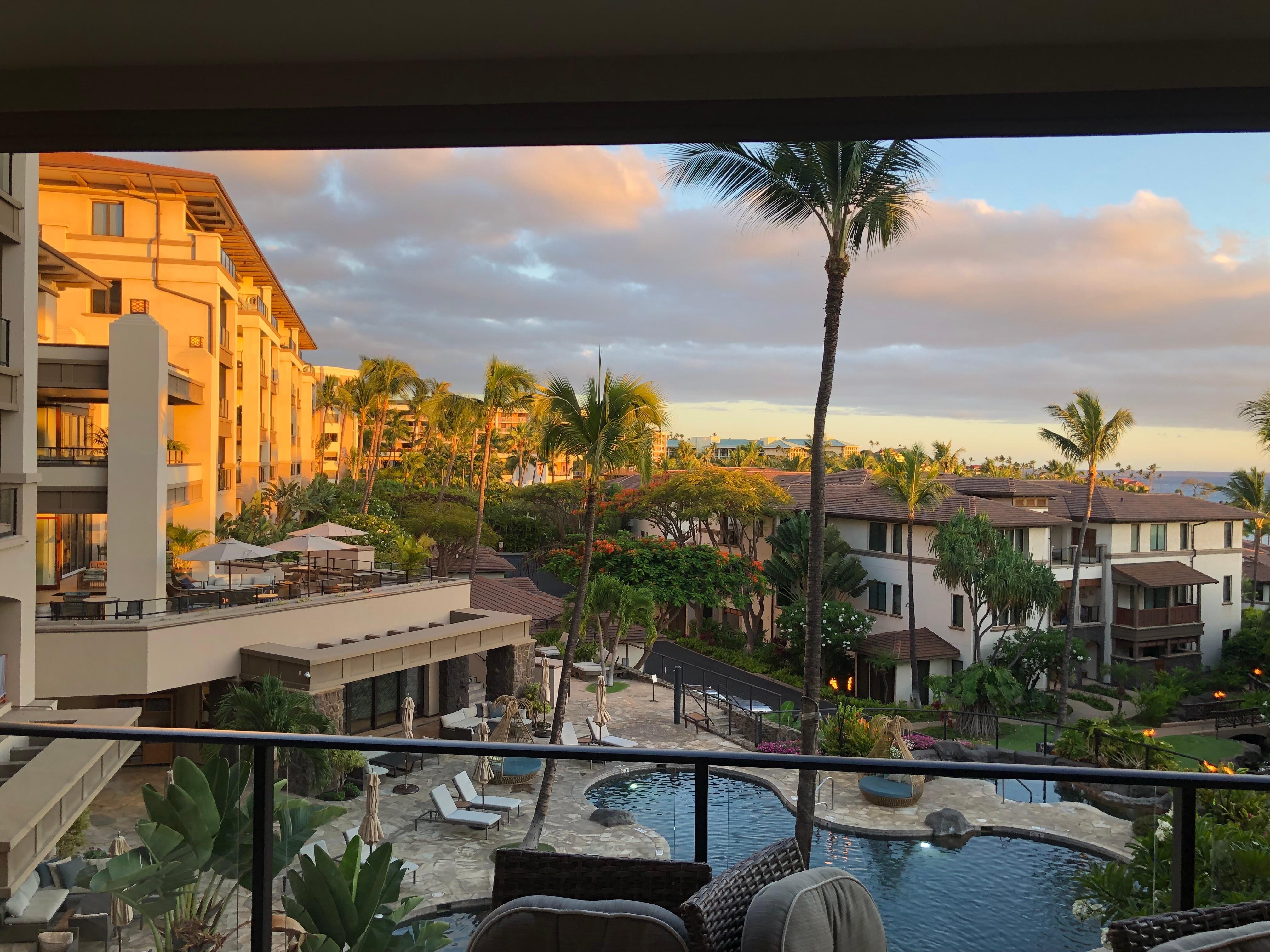 From our lanai