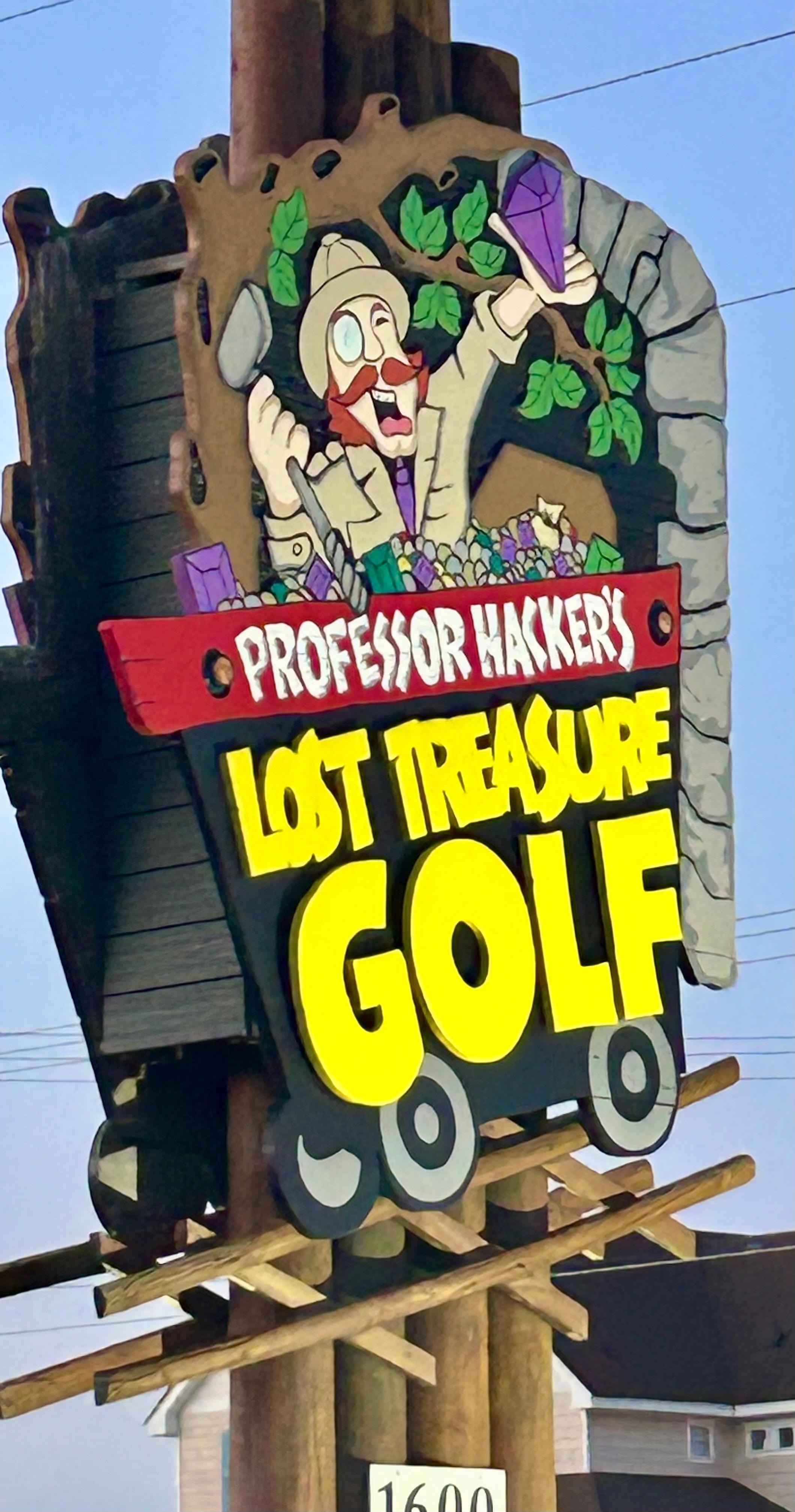 Located across the street one block from the house! 