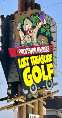 Located across the street one block from the house!