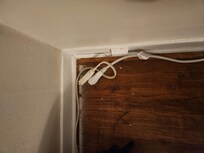 Window ac power was with an extension cord. A fire code violation