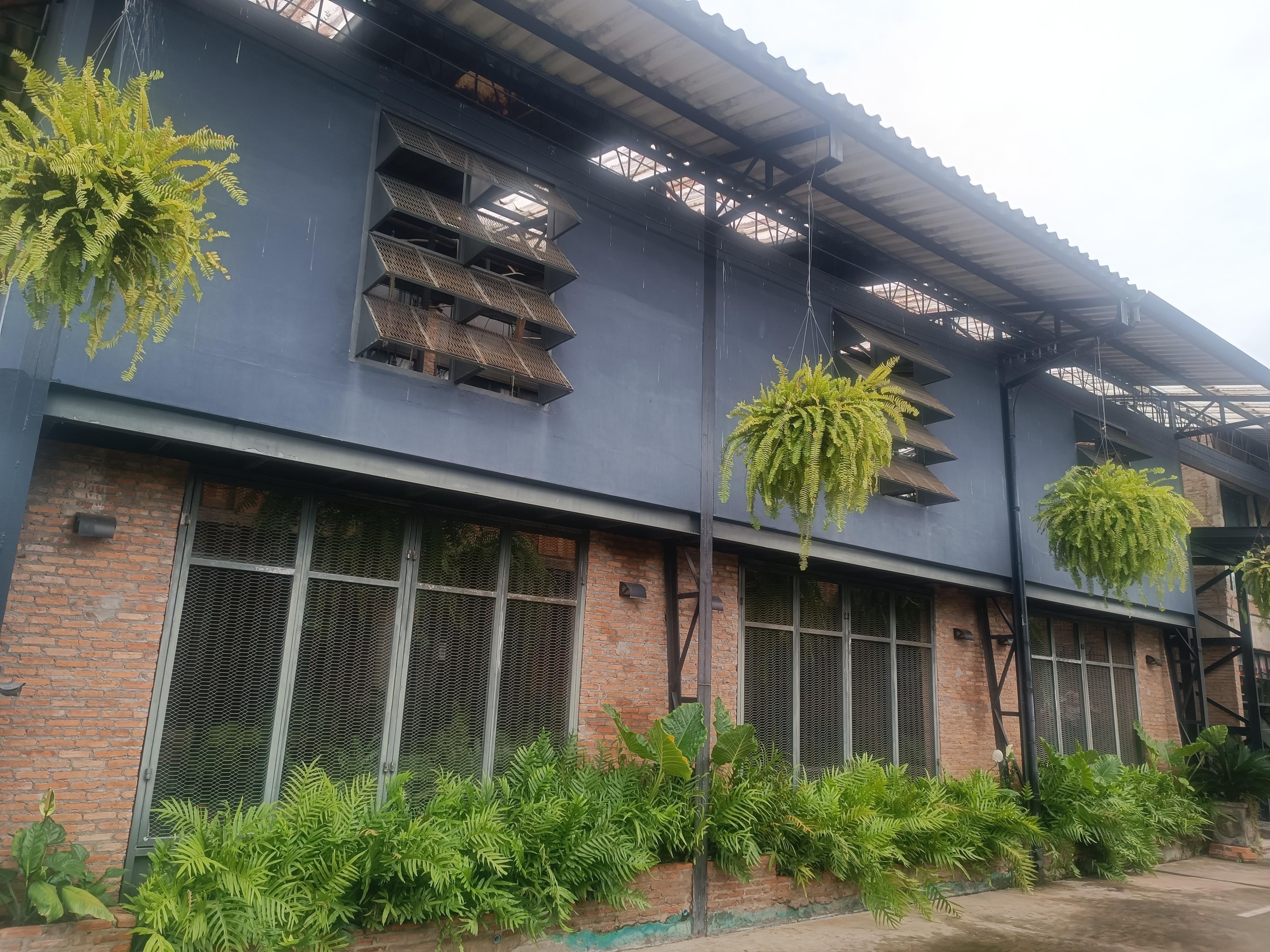 Front warehouse facade