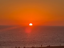 Gorgeous sunsets every night from the balcony