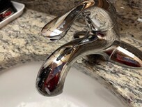 You can’t see it but it is covered in dried toothpaste