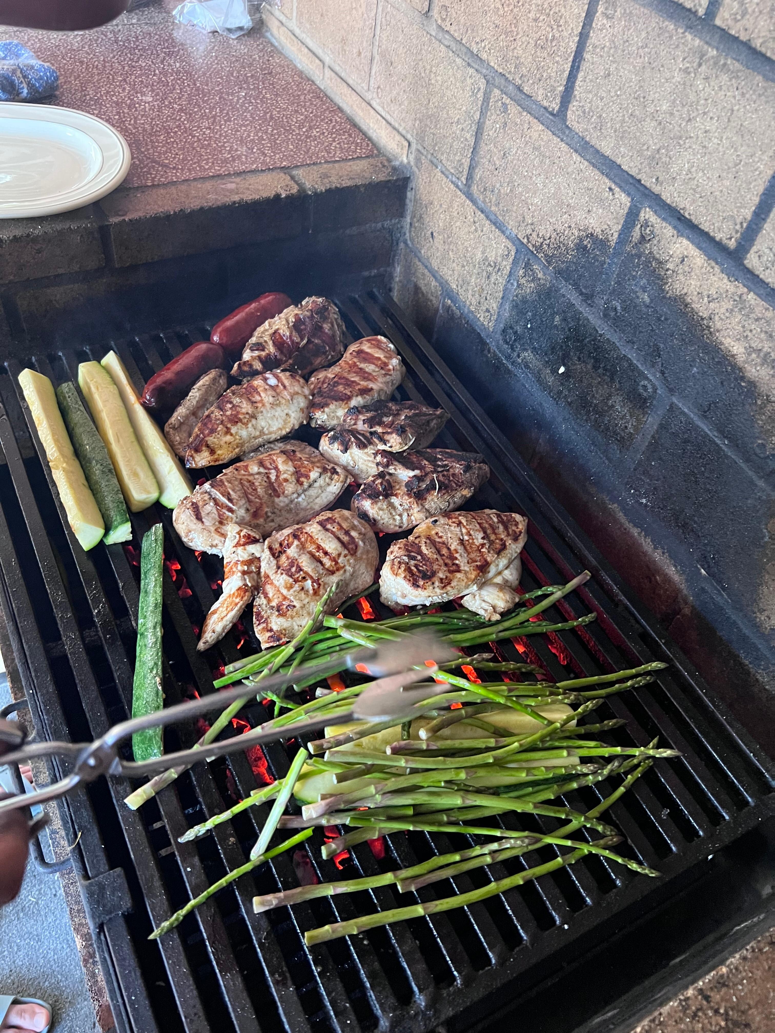 We had amazing parilladas in the evenings.  