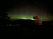 Wir hatten das große Glück Polarlichter vom Wohnzimmer aus zu sehen