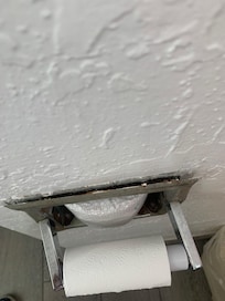Toilet paper holder coming off wall
