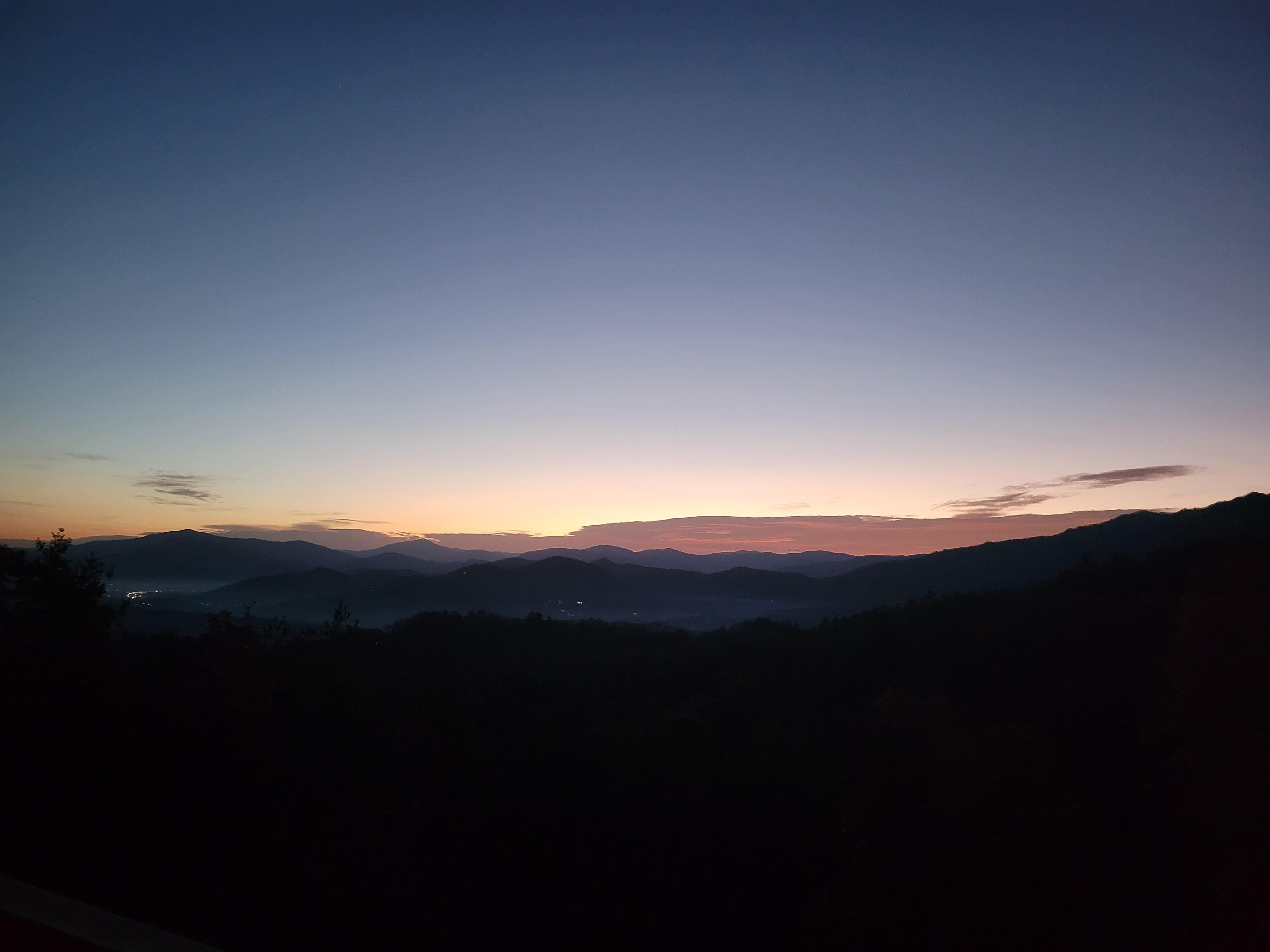 Early morning departure= gorgeous views