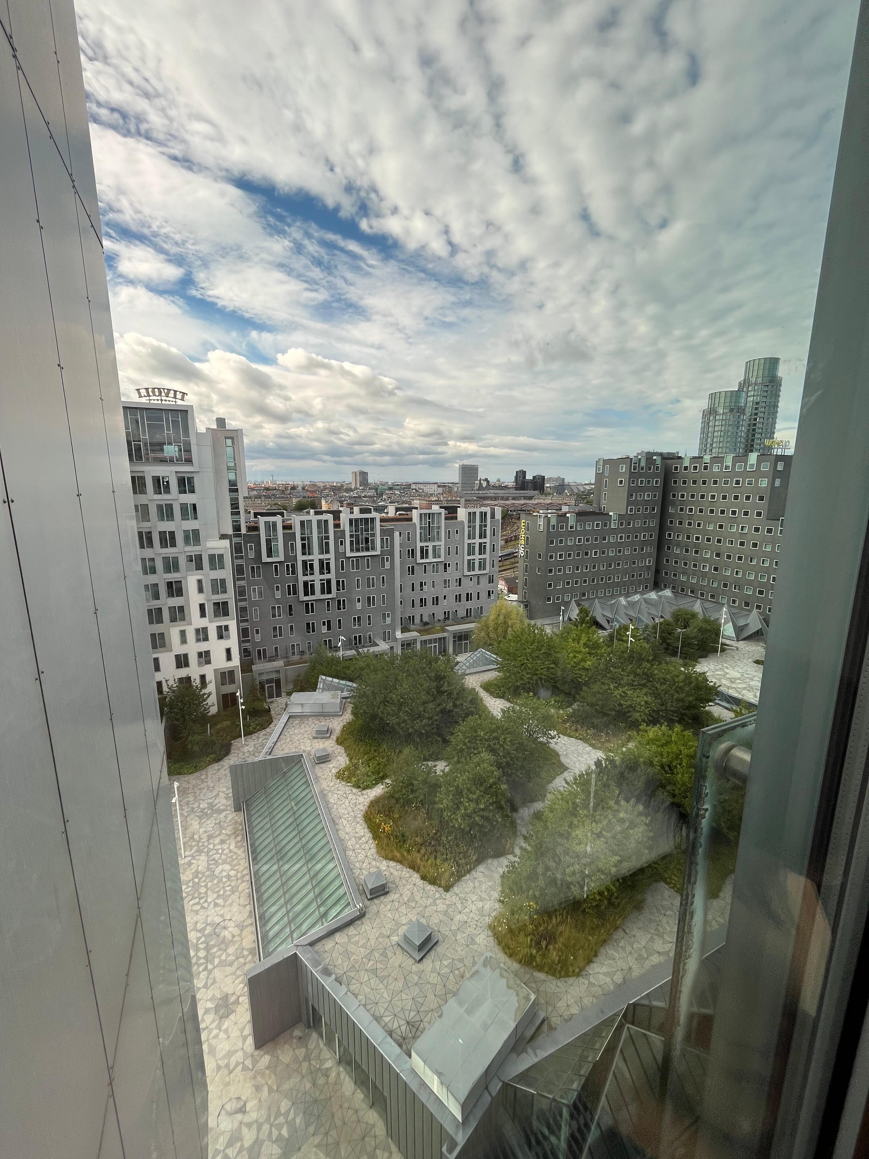 View from our room on the 11th floor 