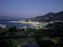Night view from the patio