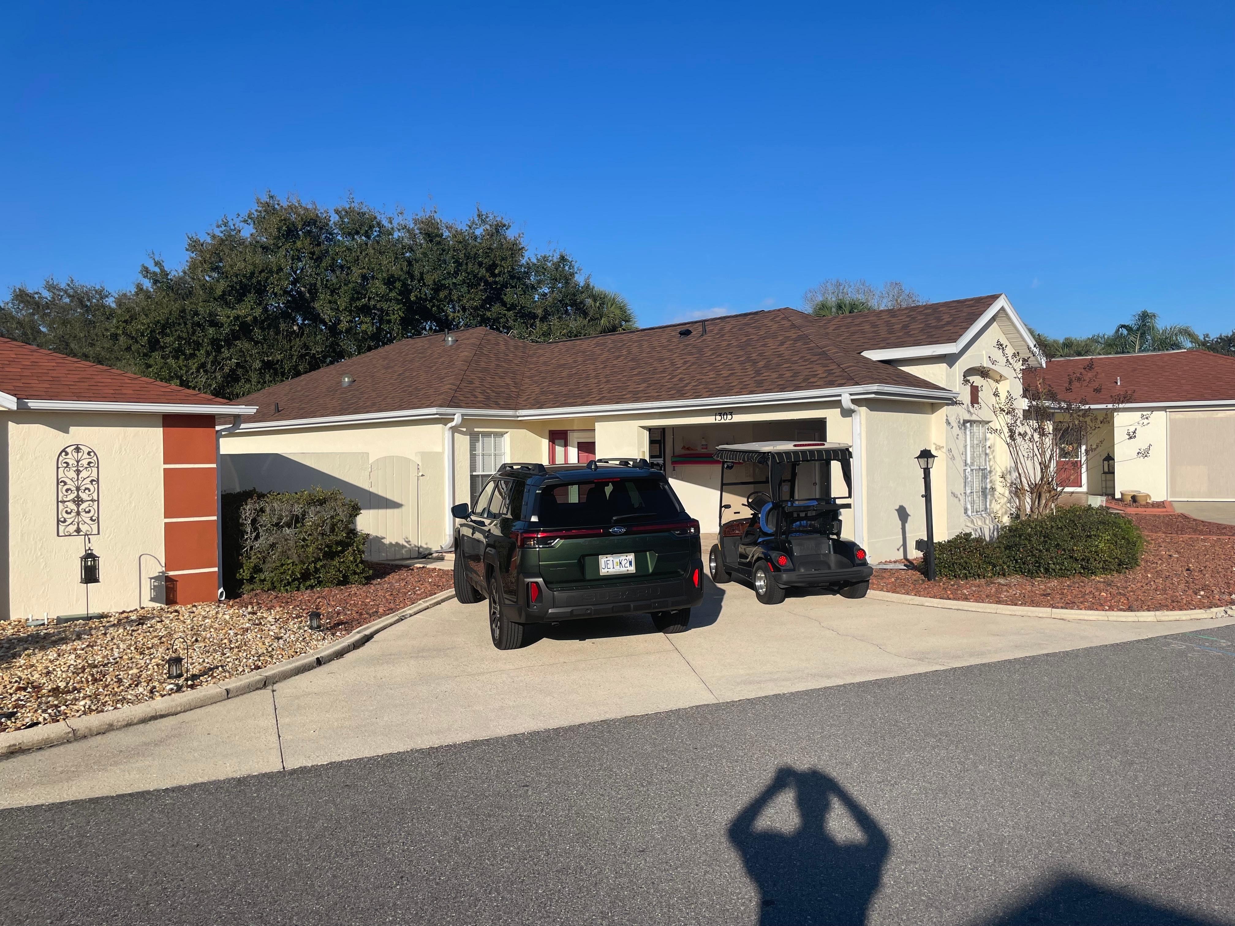 Outside photo of the villa