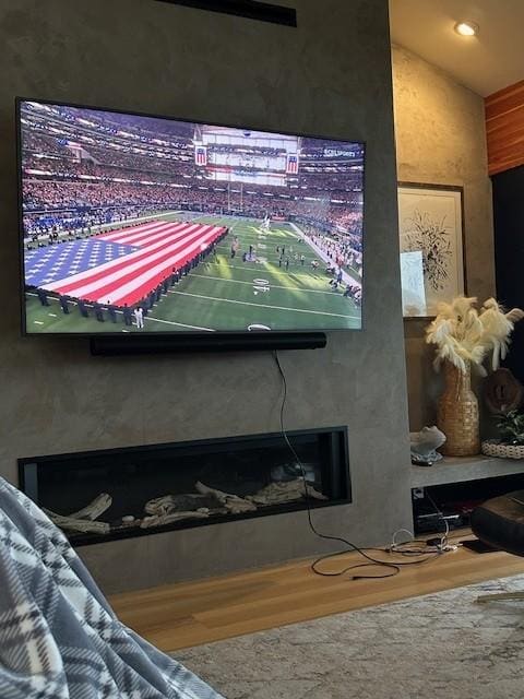 Watching the game on Thanksgiving Day