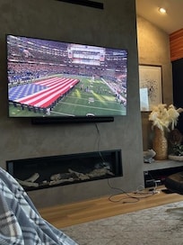 Watching the game on Thanksgiving Day