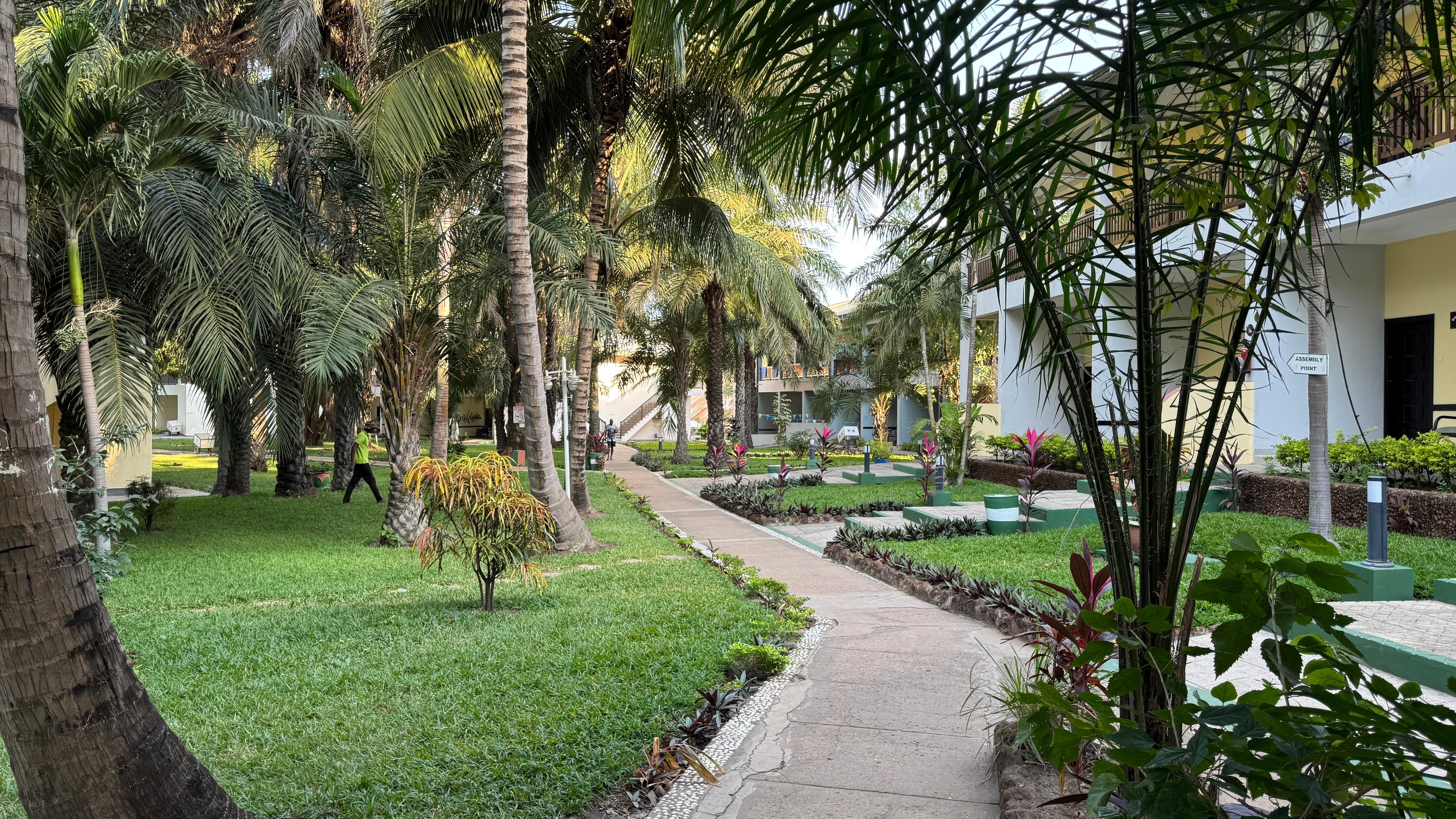 Arealer mellem blokkene. 