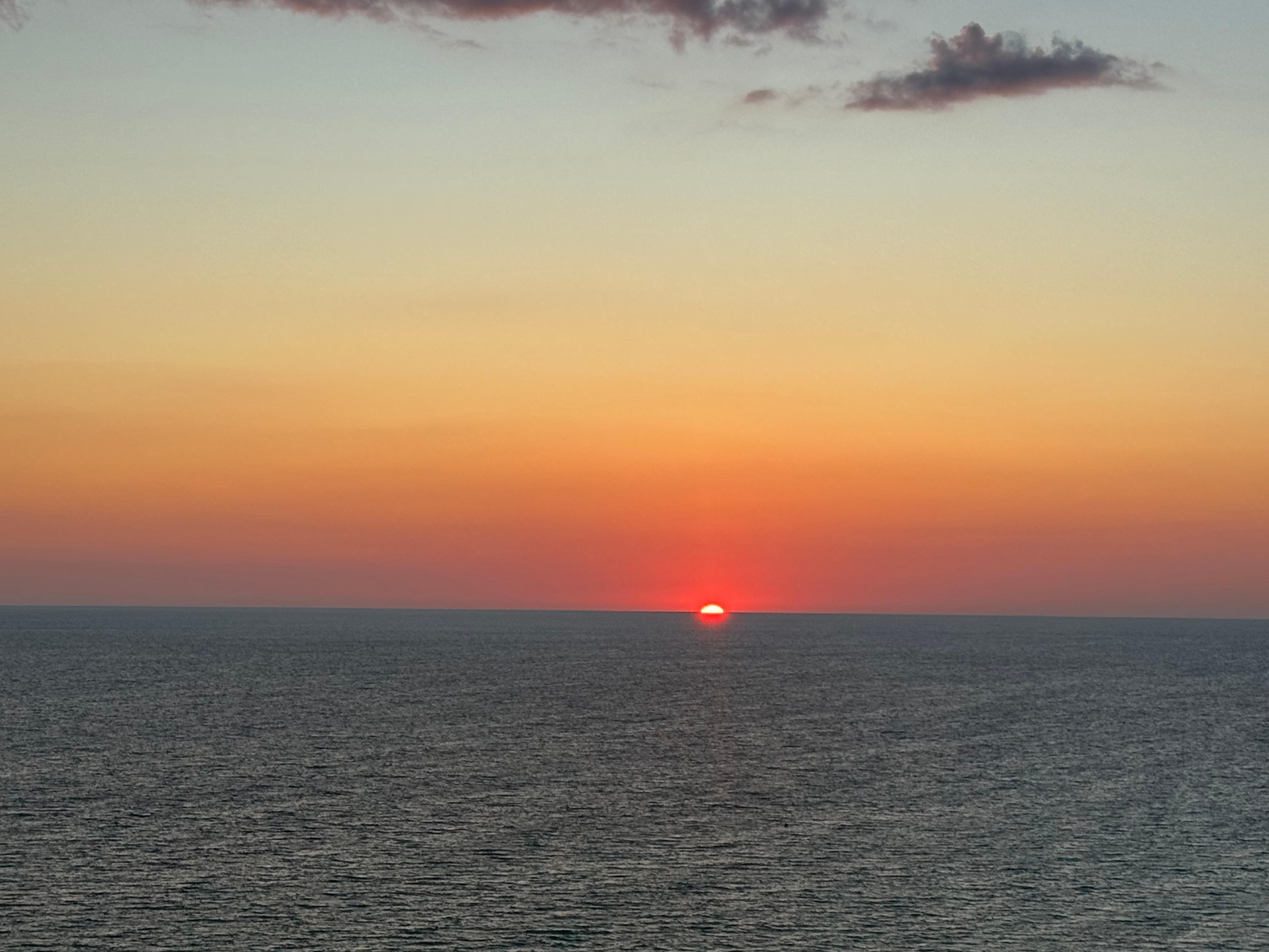  from the balcony at sunset