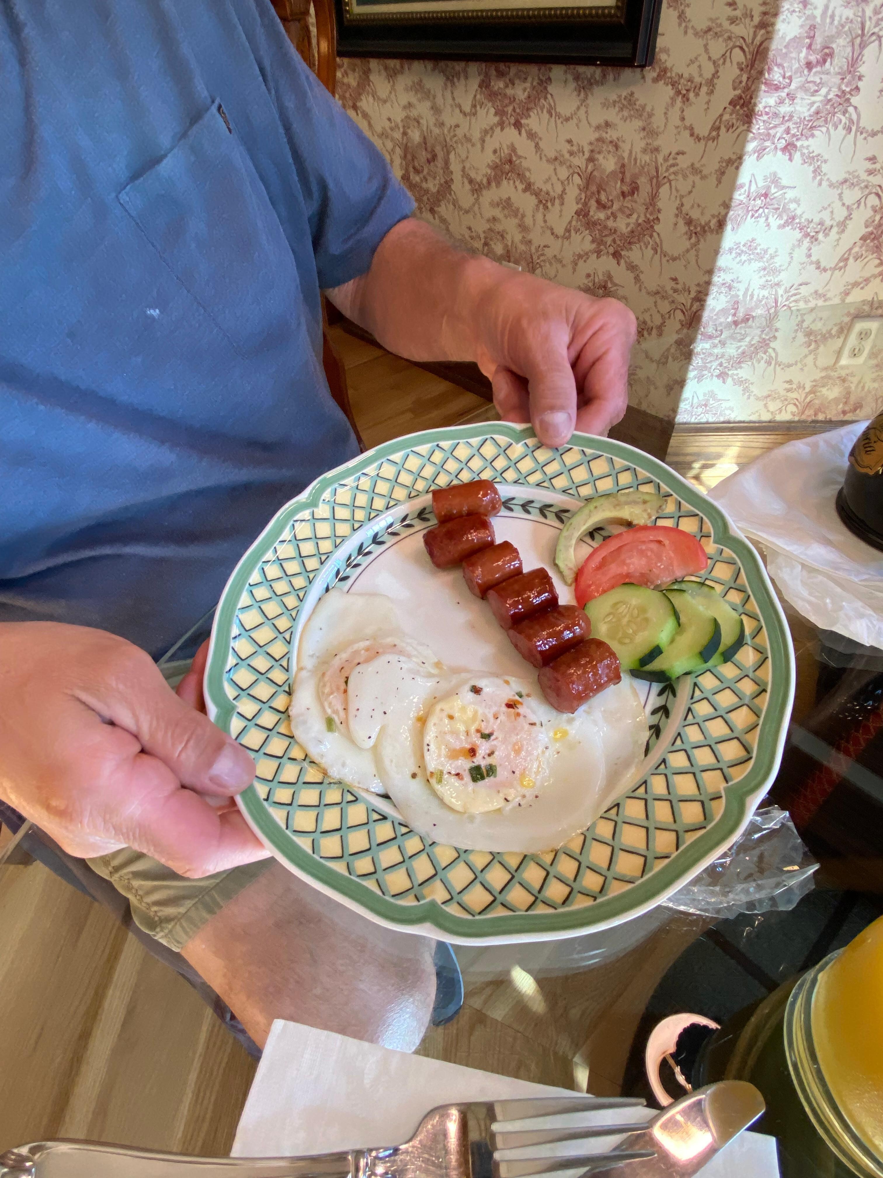 Eggs just like my husband ordered 
