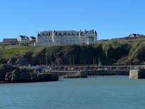 Overlooking the harbour