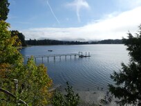 Looking toward East Sooke from the deck