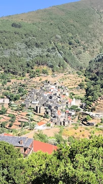 Vue de piodao de l'hôtel le jour