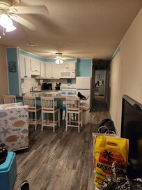 View of the apartment from the front door.