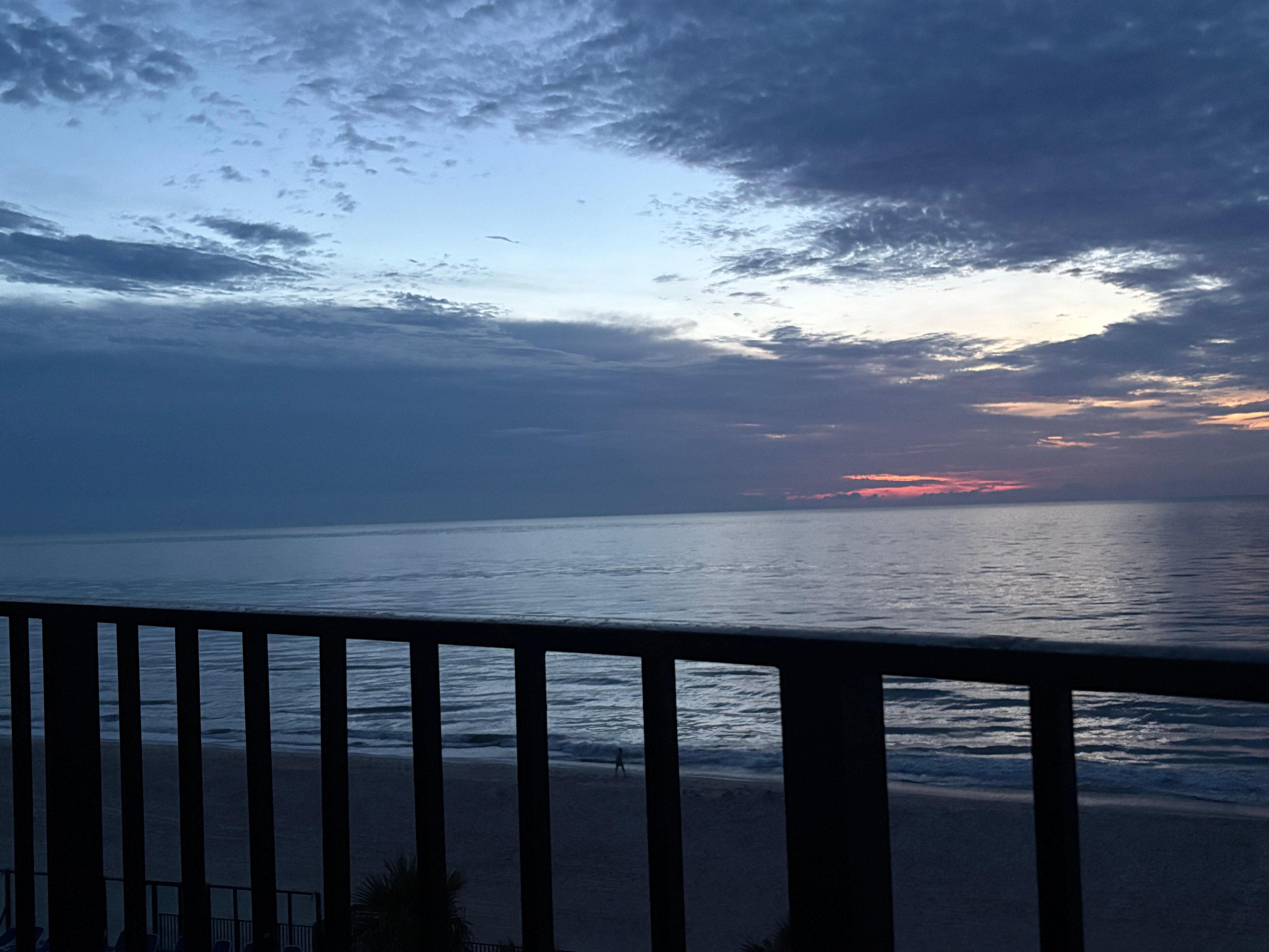 View from our balcony