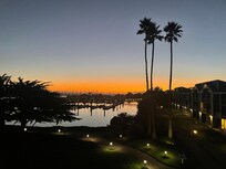 From the room balcony.