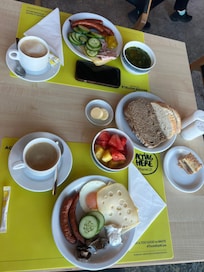 One day of delicious breakfast. So much variety with the most fresh ingredients