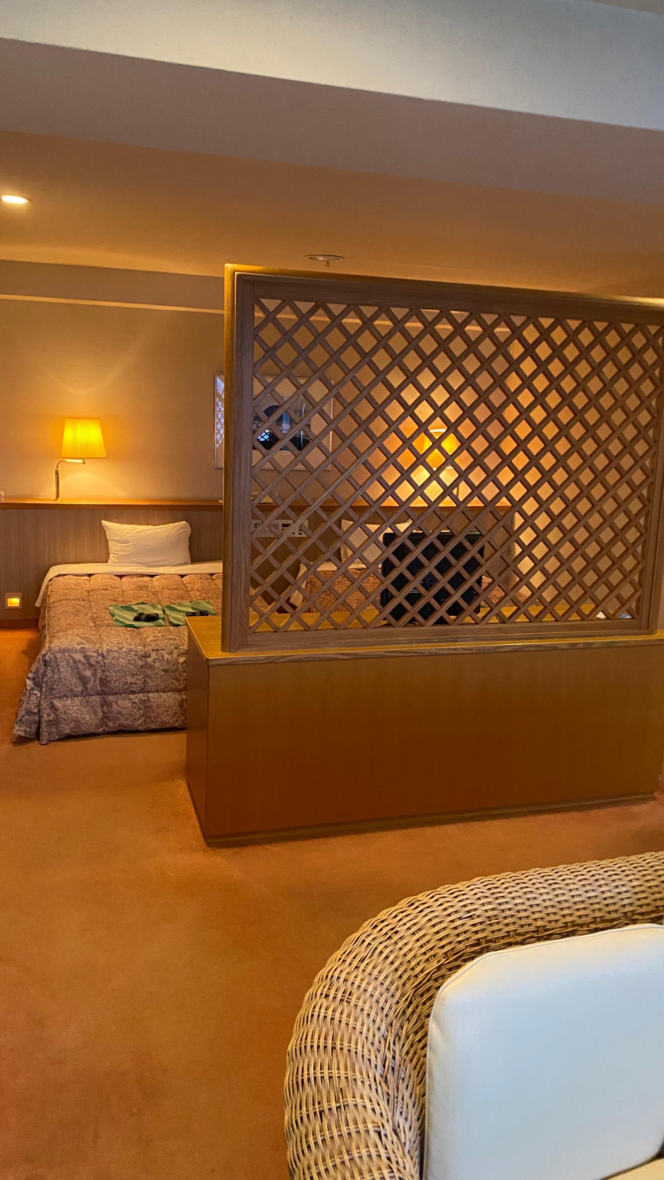 Two beds and a separate bedroom with two more beds