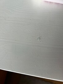 Toothpaste bedside table