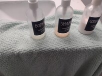 Toiletries almost empty.