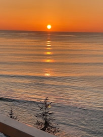 Sunset from deck