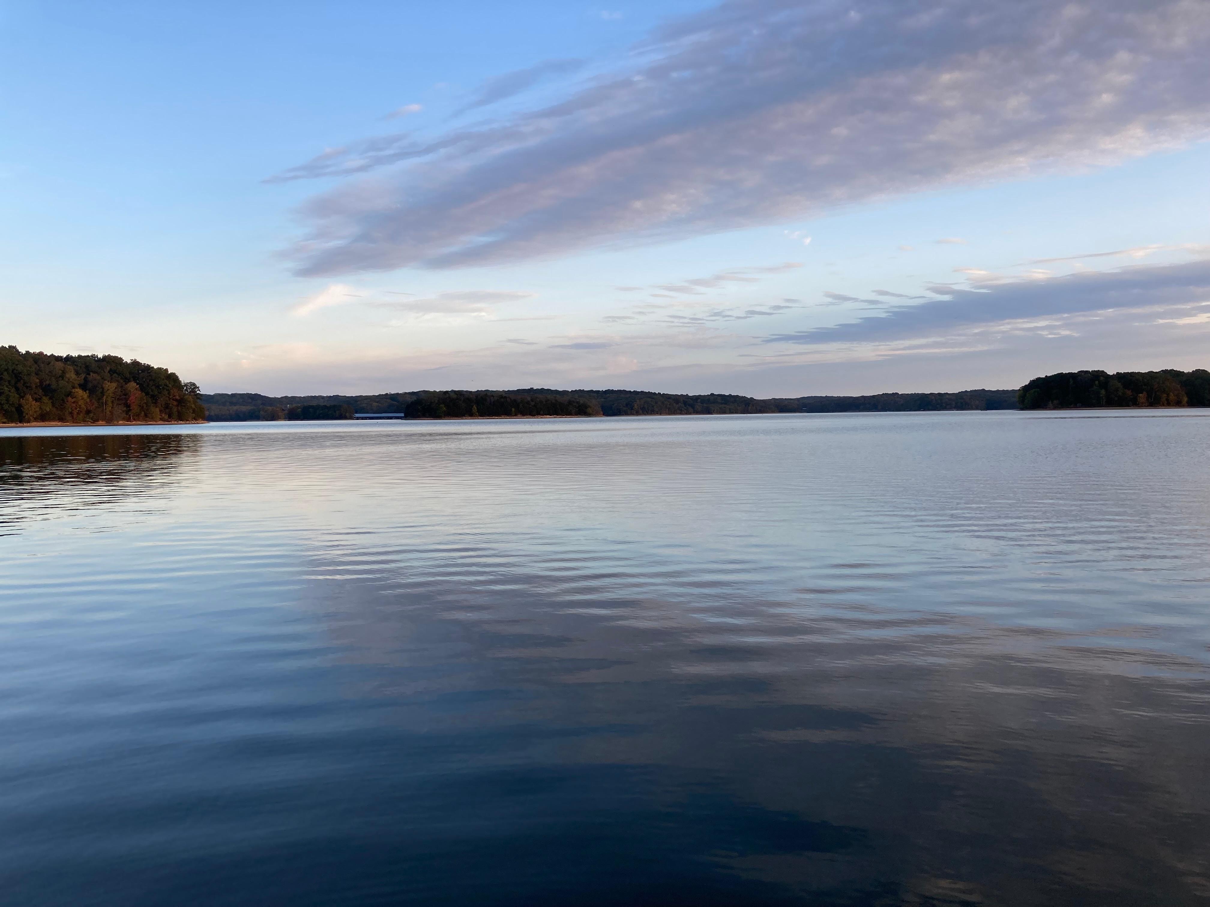 Beautiful sunset from the dock