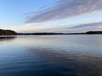 Beautiful sunset from the dock