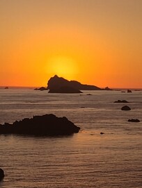 sunset at the lighthouse