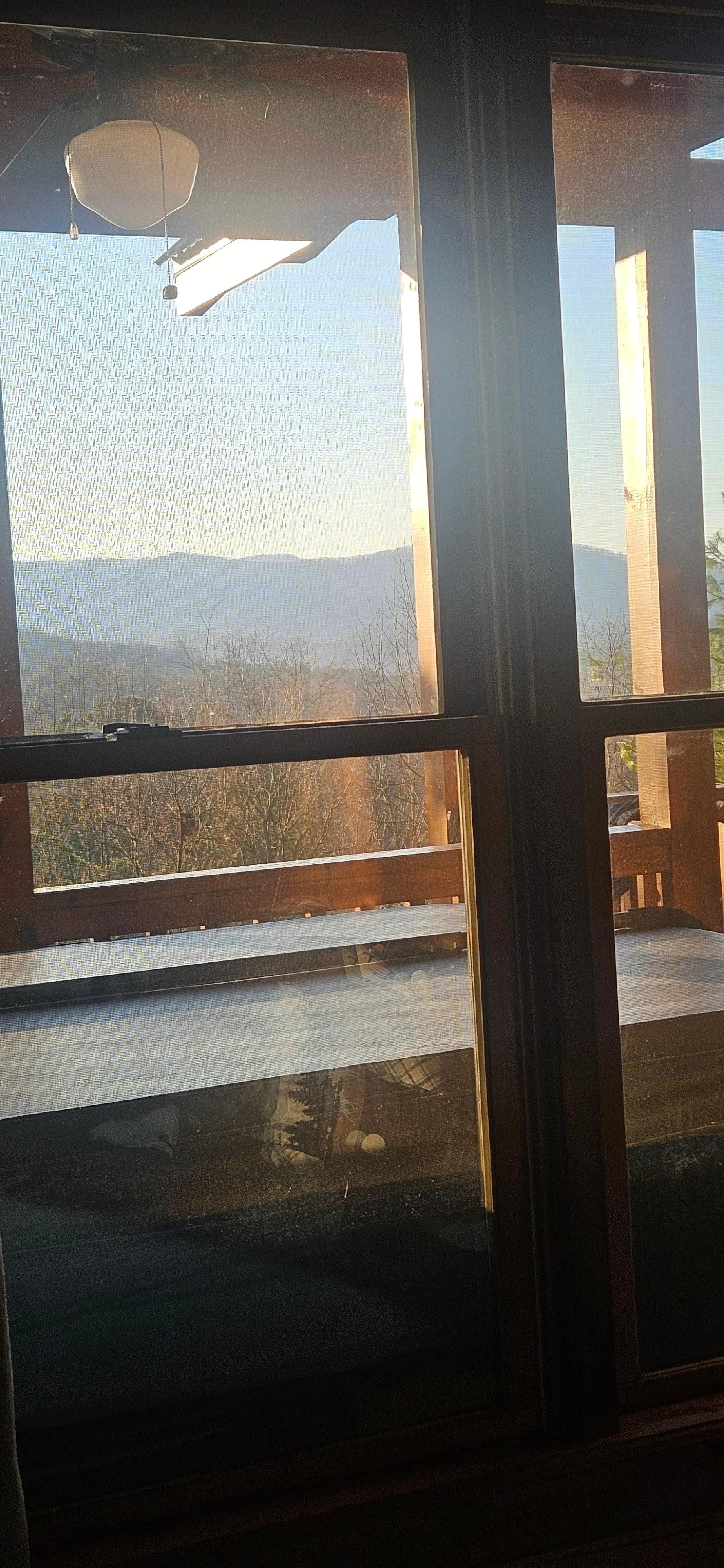 Beautiful view to wake up to.