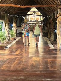 Lovely entrance way through the lobby