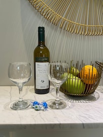 Complimentary wine