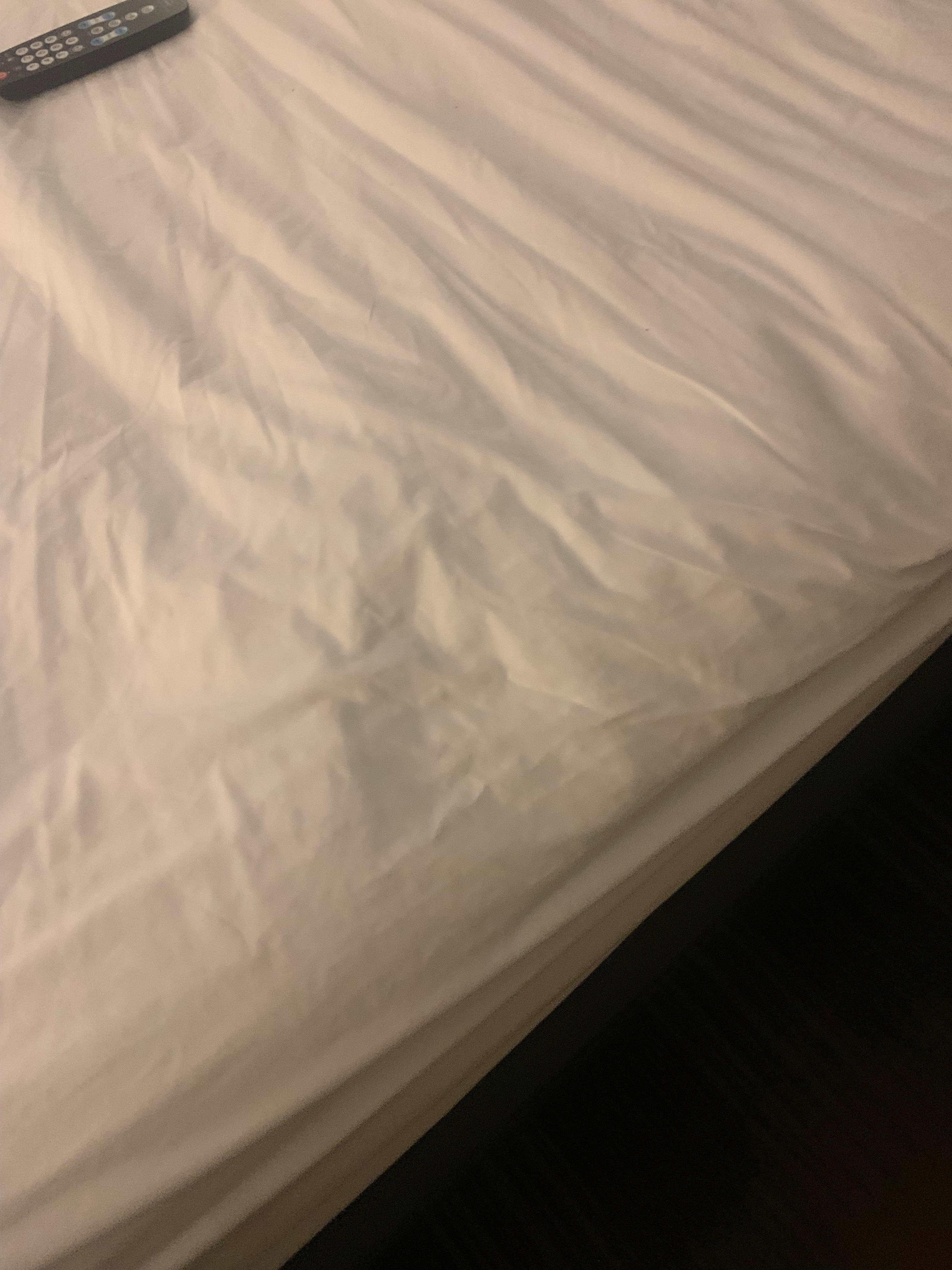 Sheets look like they were slept in