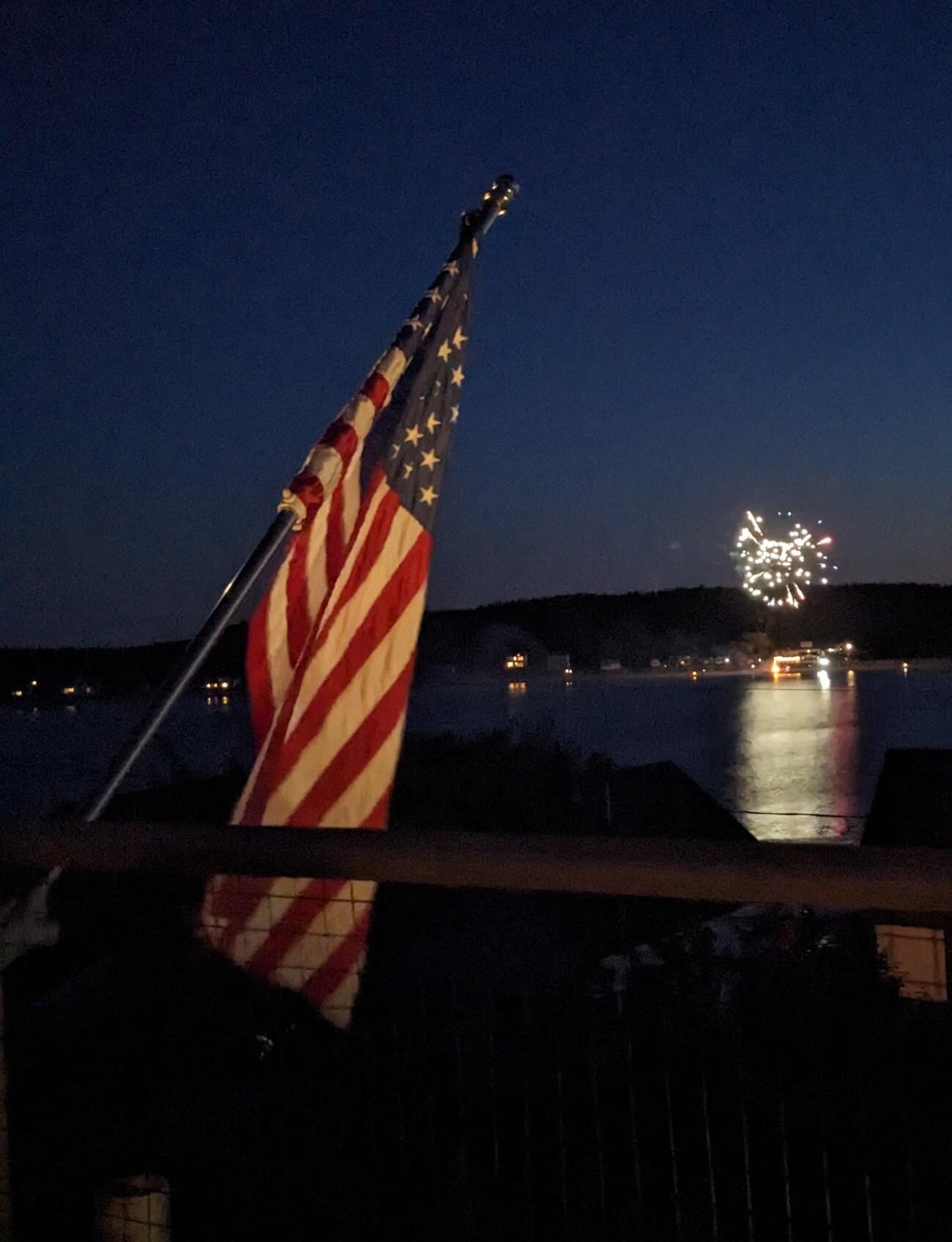 4th of July fireworks overlooking Popham Beach/Phippsburg