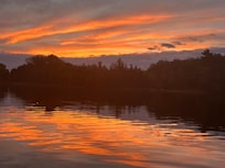 The sunsets were breathtaking