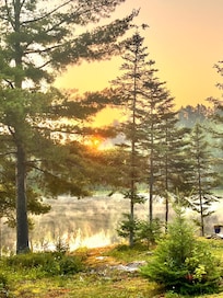 Sunrise on the river.