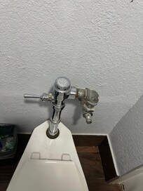 Old plumbing for the toilet