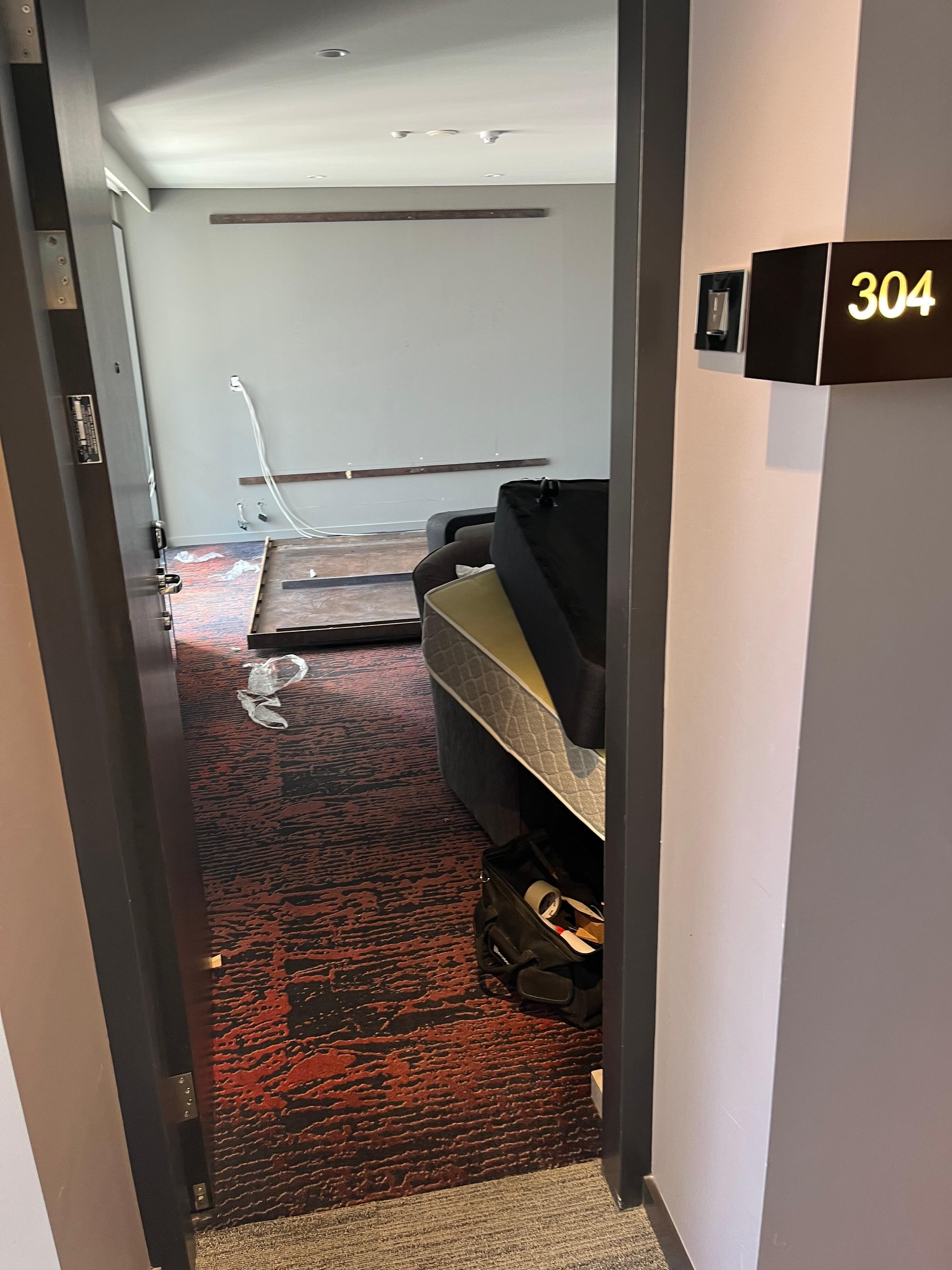 Construction in the room next door